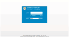 Desktop Screenshot of mail.unom.ac.in